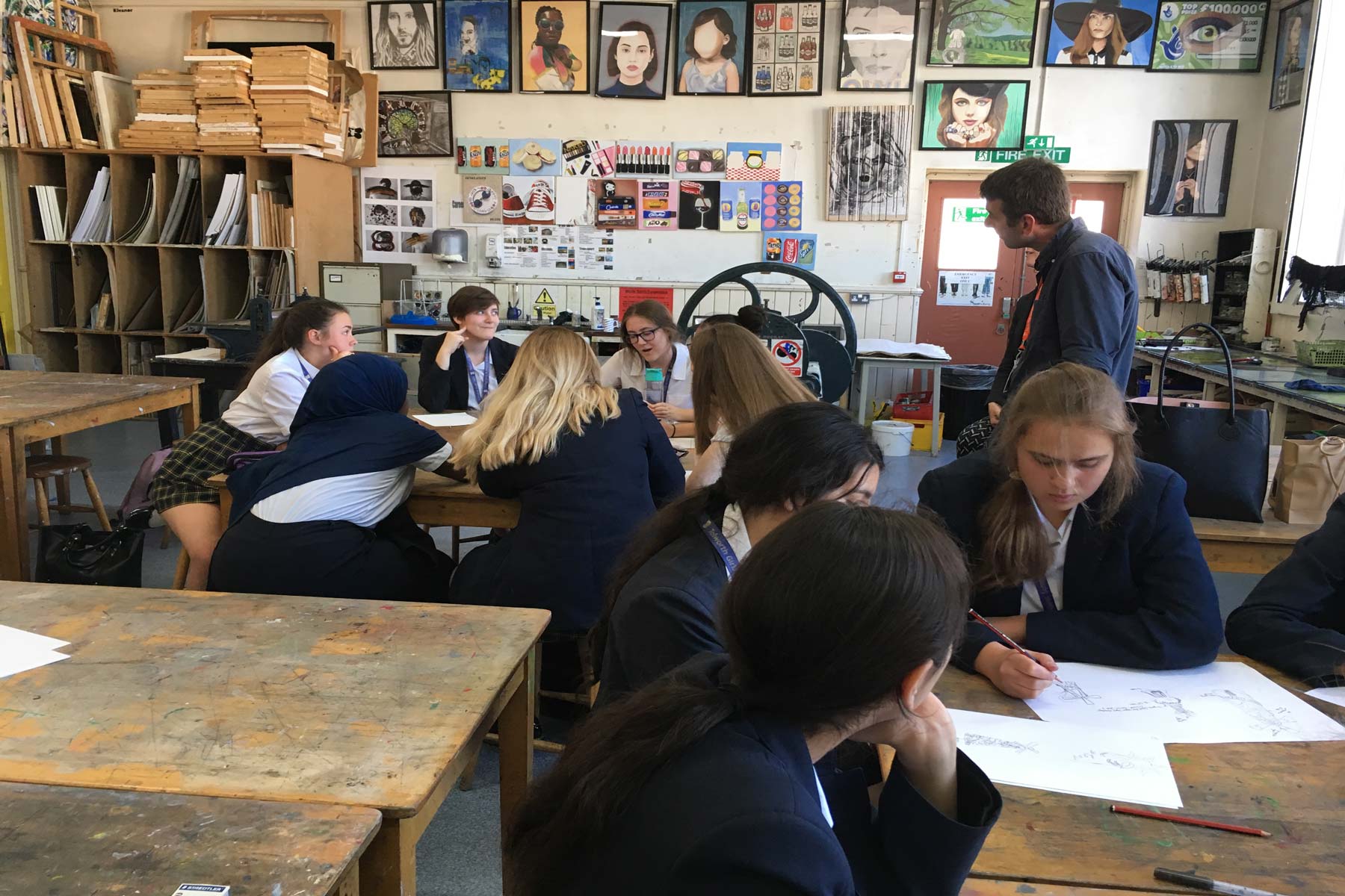 Tolworth Girls' School- Workshop with Students as part of Design Process