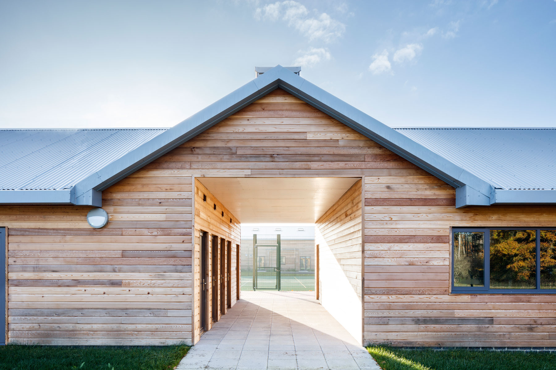 New Barn School - Red Cedar Timber Clad and Framed - Specialist school for children and young people on the autistic spectrum